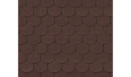 RoofShield черепица Фемили Лайт Готик (3м2) Коричневый с оттенением