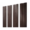 Штакетник Twin с прямым резом 0,45 Print Premium Antique Wood TwinColor